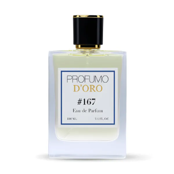 Profumo Doro 167 – edler Flakon mit warm-holzigem Eau de Parfum aus Oud, Amber und Vanille
